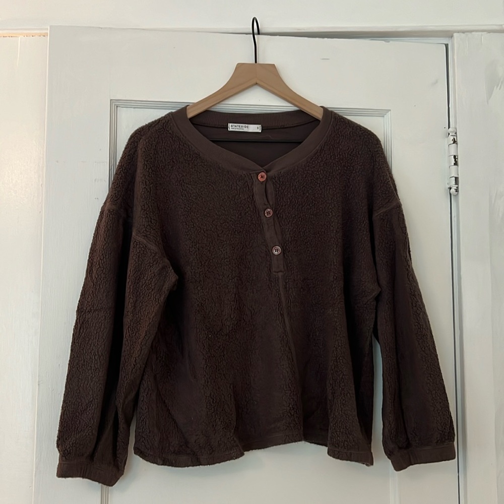 Stateside Brown Sweater Sz S